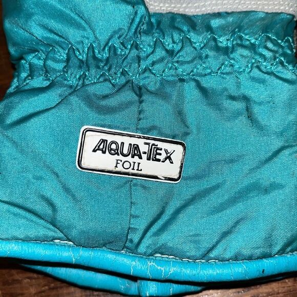 Reusch Model 2761 Vintage US Freestyle Ski Team Aqua Tex Foil Racing Gloves -6 - Picture 5 of 9